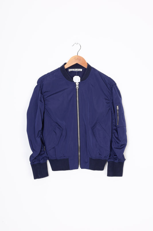 Acne Studios Womens Blue Jacket Size 38