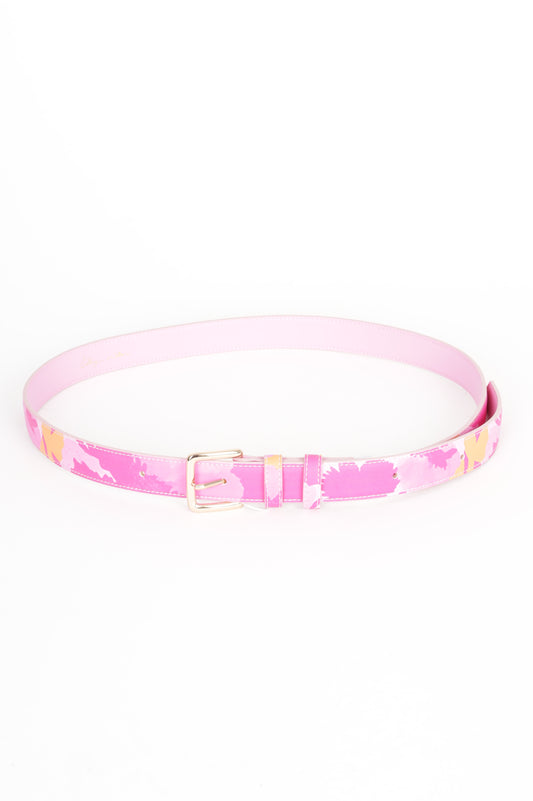 Kathryn Wilson Womens Pink Belt Size M