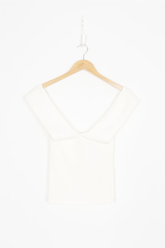 Maje Womens Cream Top Size 2