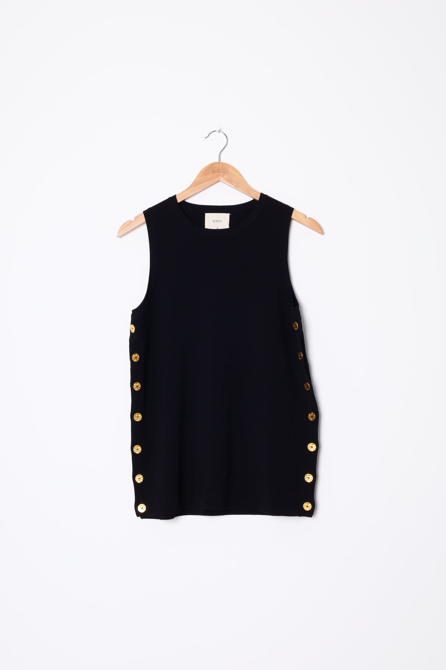 Onte Womens Black Top Size M