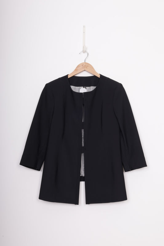 Taylor Womens Black Jacket Size M