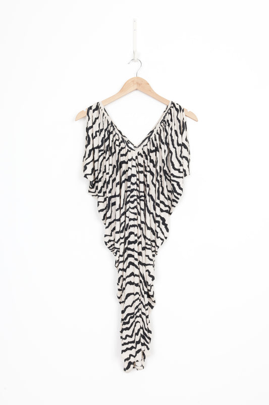 World Womens Beige Dress Size L