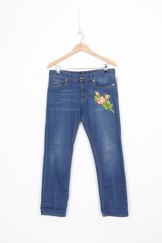 Gucci Womens Blue Jeans Size W 29