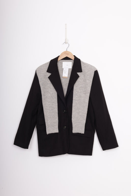 GEM Womens Grey Blazer Size L