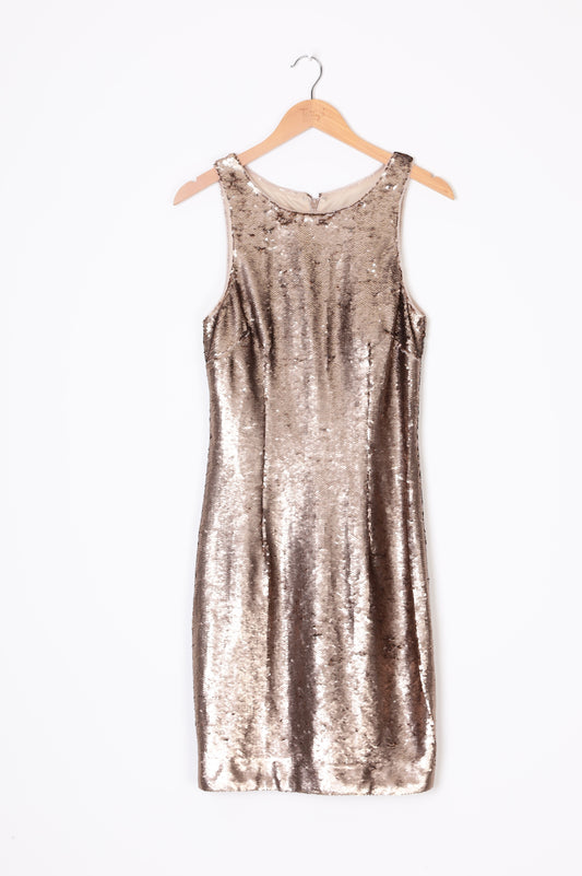 Bariano Womens Grey Dress Size 12