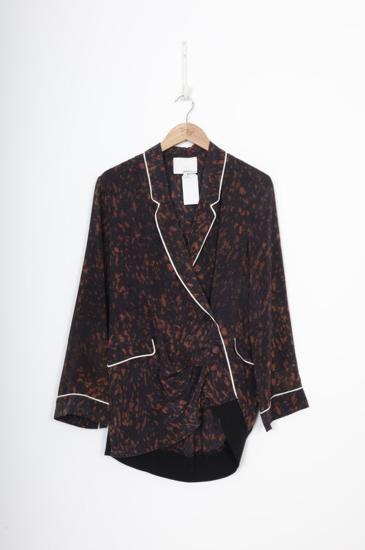3.1 Phillip Lim Womens Black Blazer Size 6
