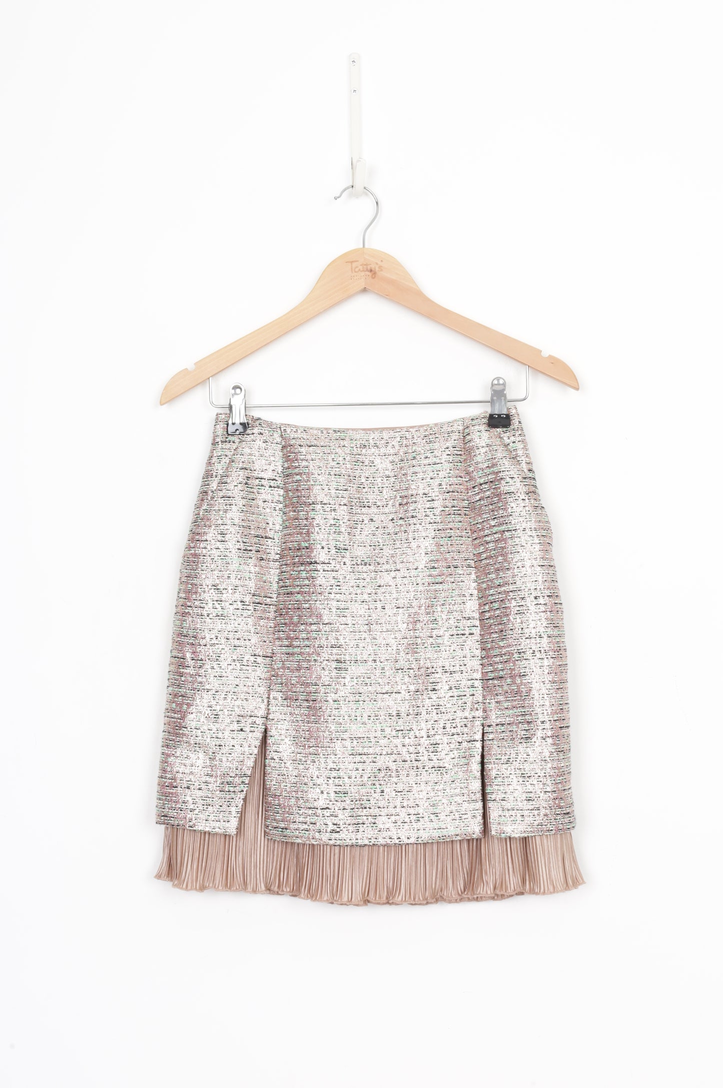Alannah Hill Womens Metallic Skirt Size 6
