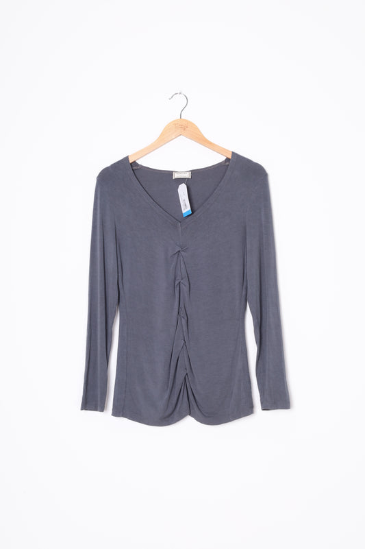 Newport Studio - NZ Vintage Womens Grey Top Size 10