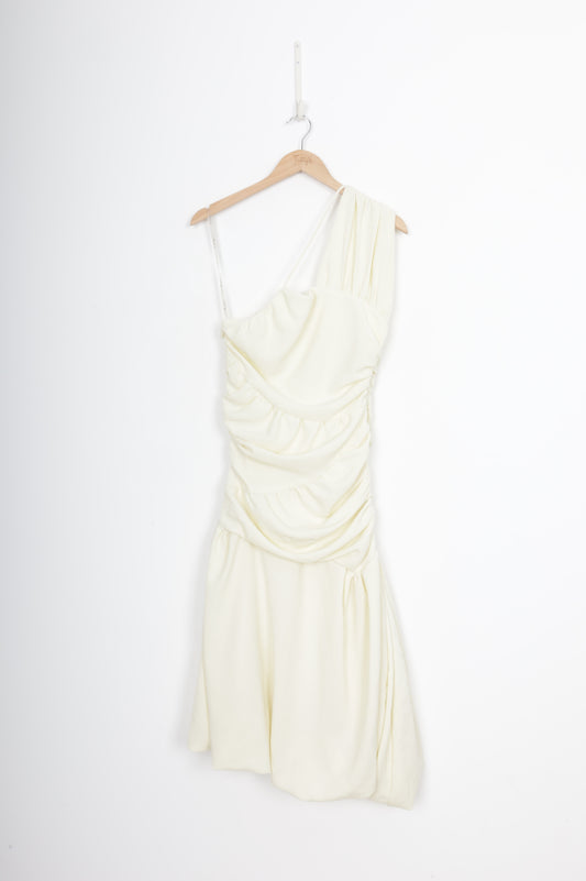 Paris Georgia Womens Yellow Dress Size S