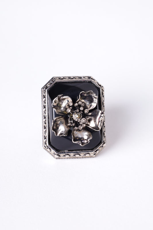 Alexander McQueen Womens Metallic Ring Size US 6