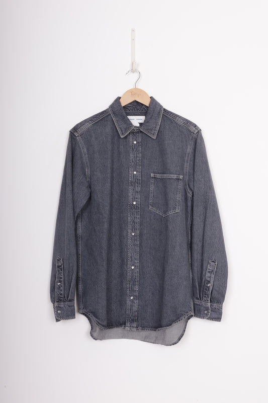 Samsoe Samsoe Mens Grey Shirt Size S