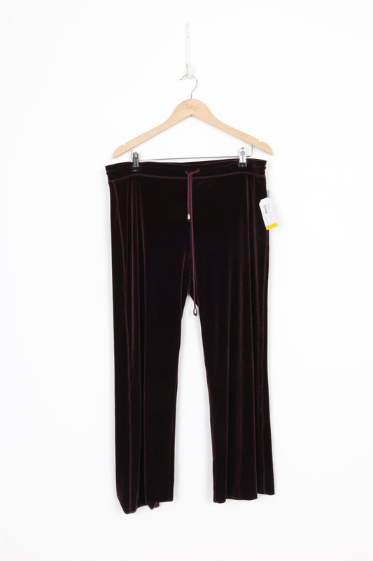 Paula Ryan Womens Purple Pants Size M
