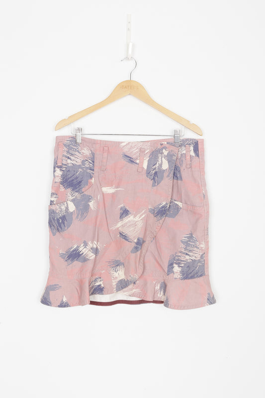 Isabel Marant Etoile Womens Purple Mini Skirt Size EU 42
