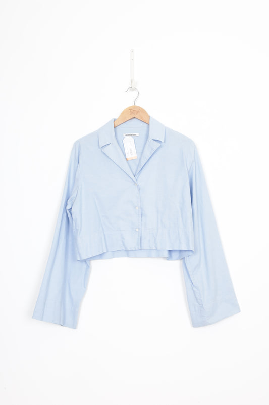 Georgia Alice Womens Blue Shirt Size 8