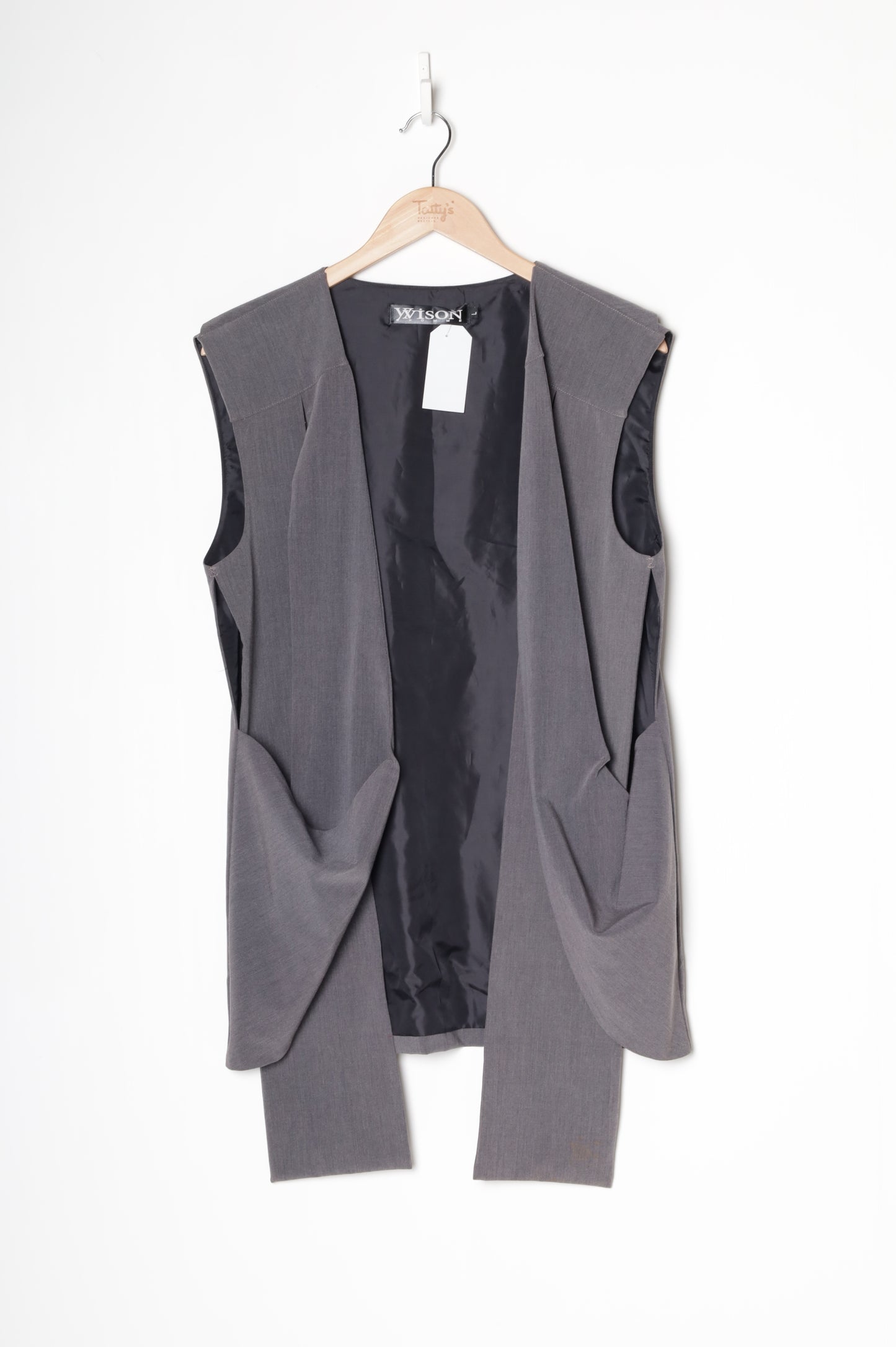 Yivison Womens Grey Vest Size O/S