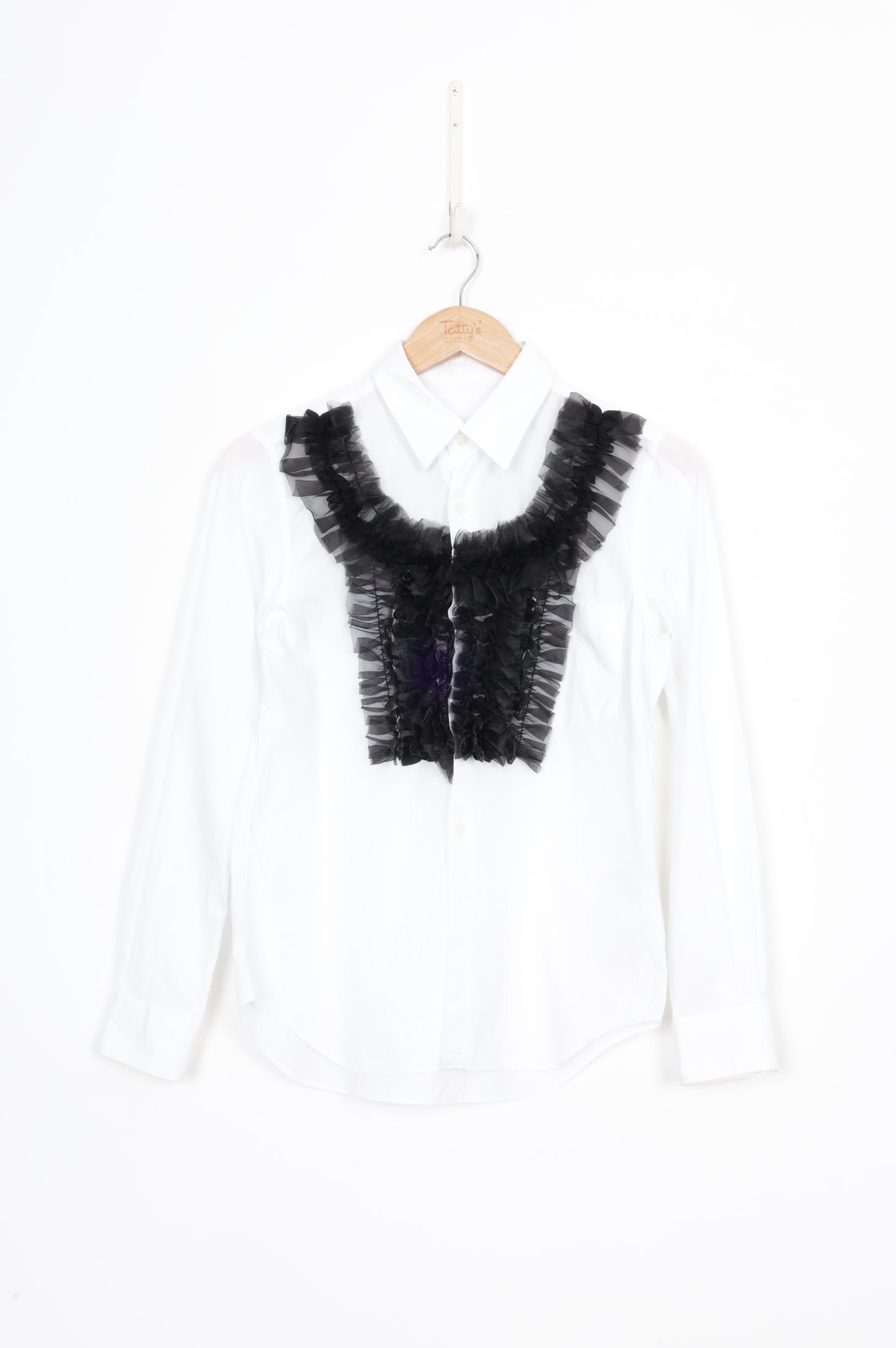 Comme Des Garcons Womens White Shirt Size S