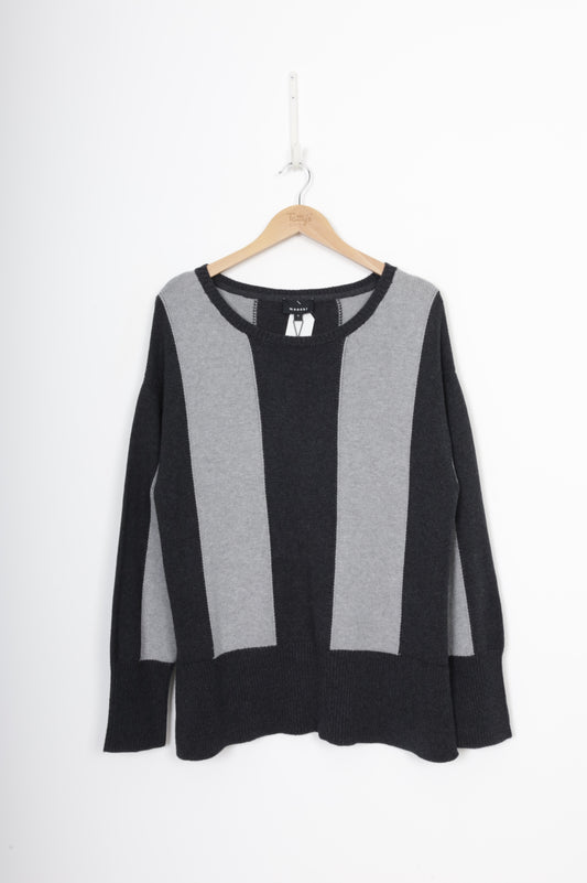 Moochi Womens Grey Jumper Size S
