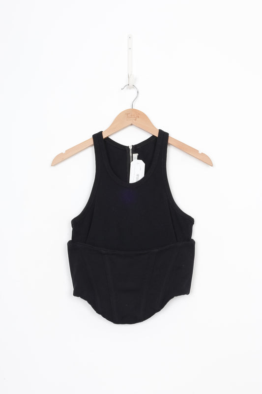 dion lee Womens Black Top Size M