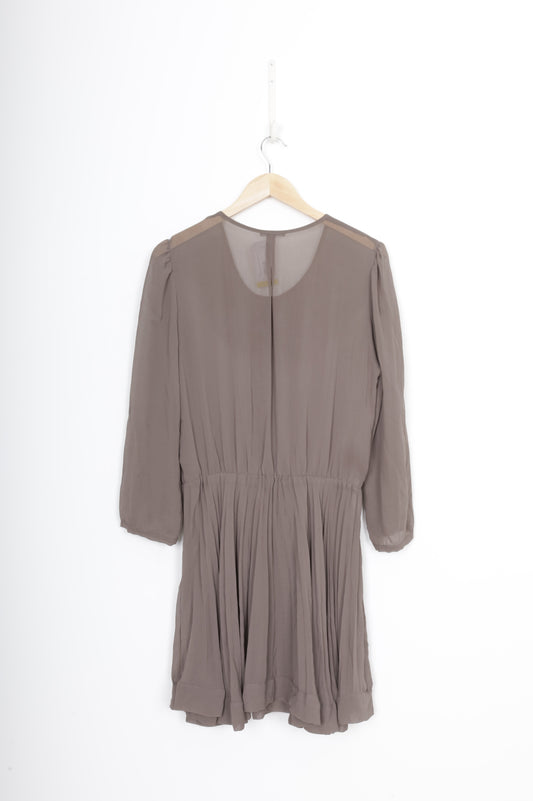 juliette hogan Womens Grey Dress Size 12