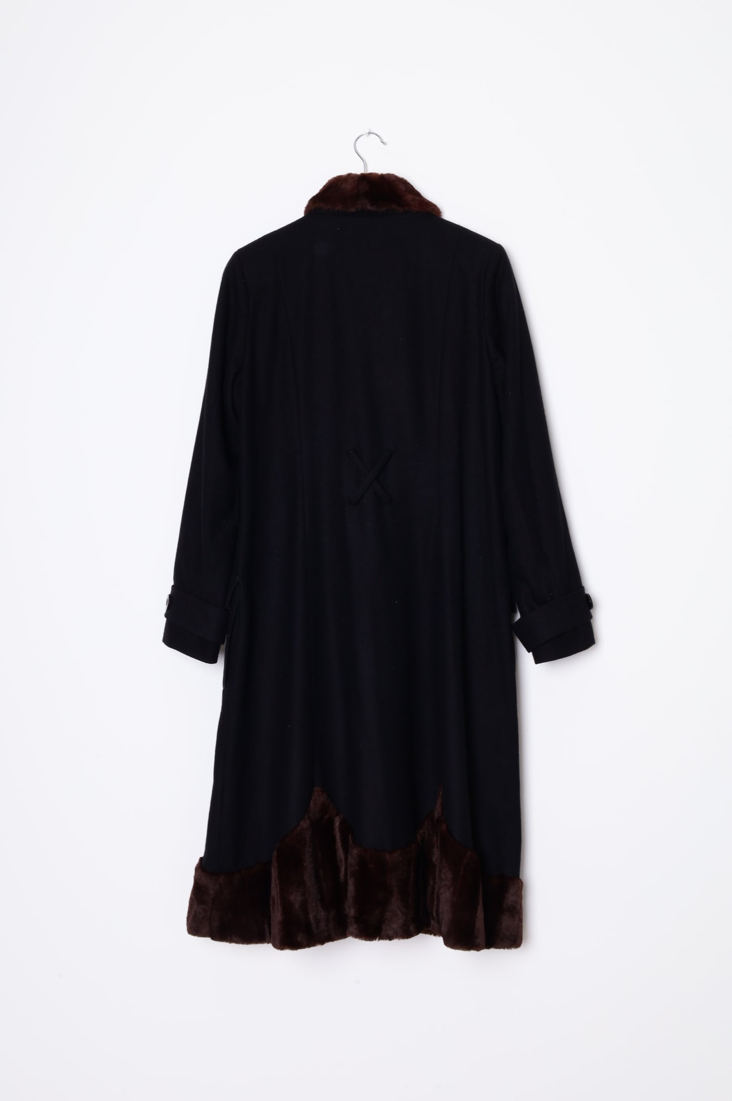 World Womens Black Coat Size L