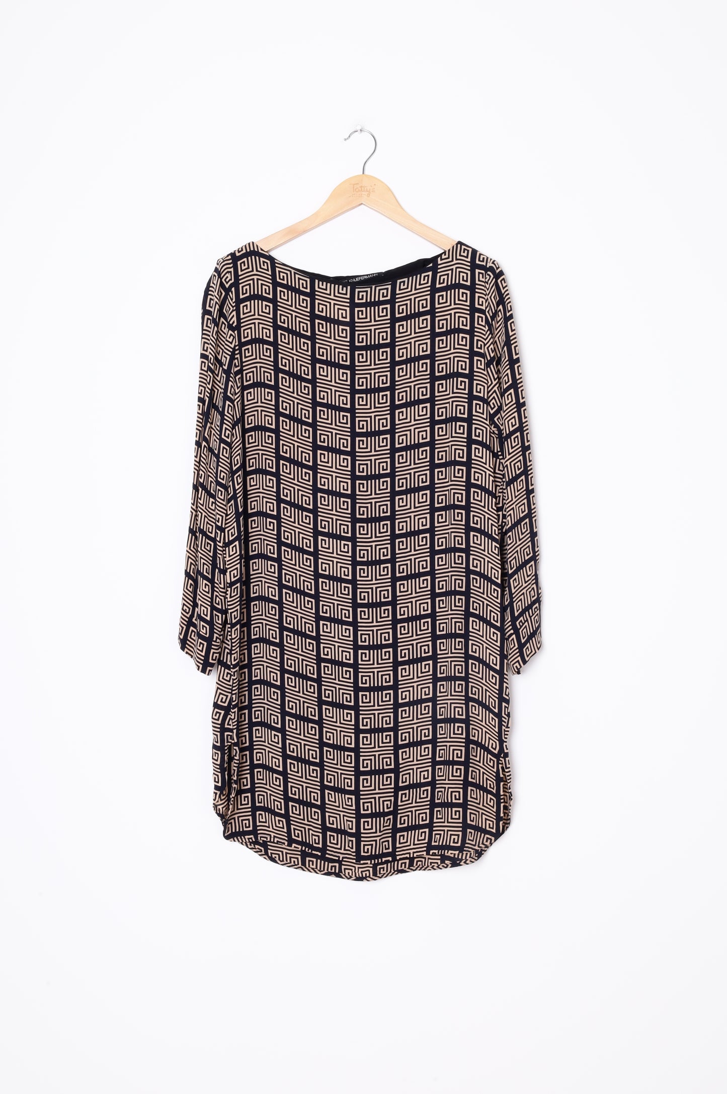 Turet Kneufermann Womens Beige Dress Size L