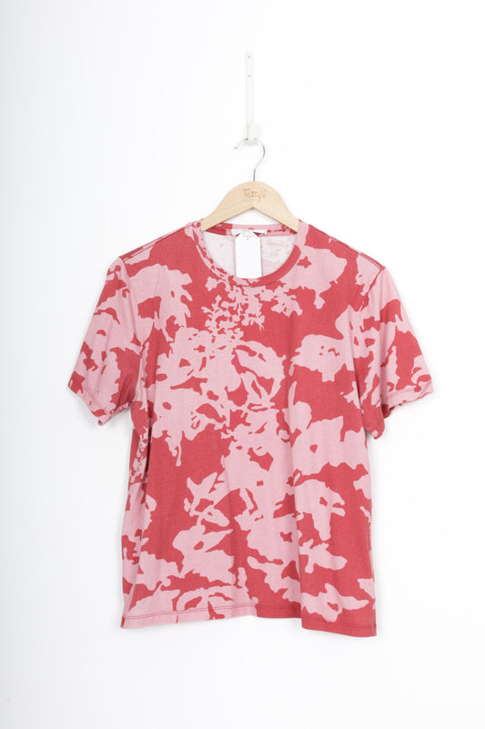 juliette hogan Womens Red T-shirt Size S