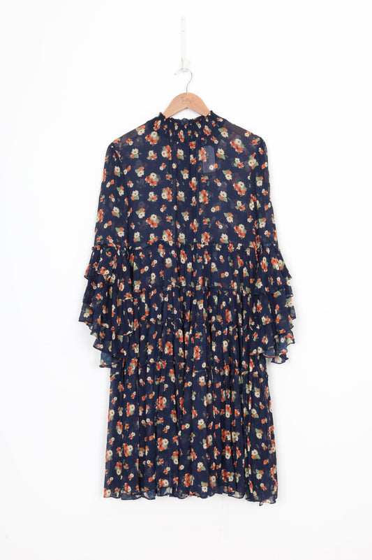 Cooper Womens Blue Dress Size 8