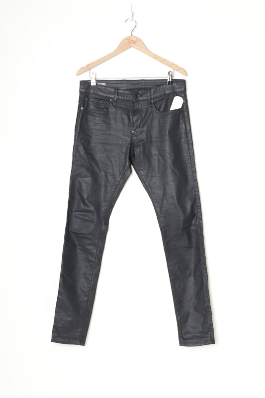 G Raw Mens Black Jeans Size W 32