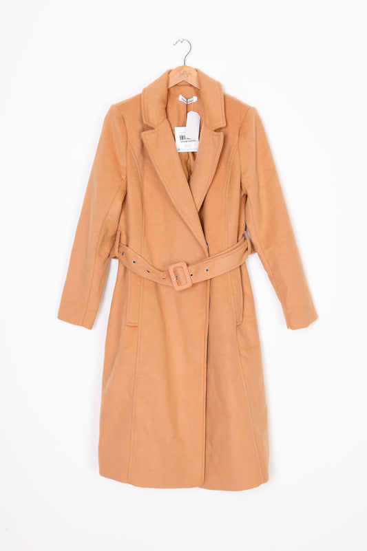 Atmos & Here Womens Brown Coat Size 8