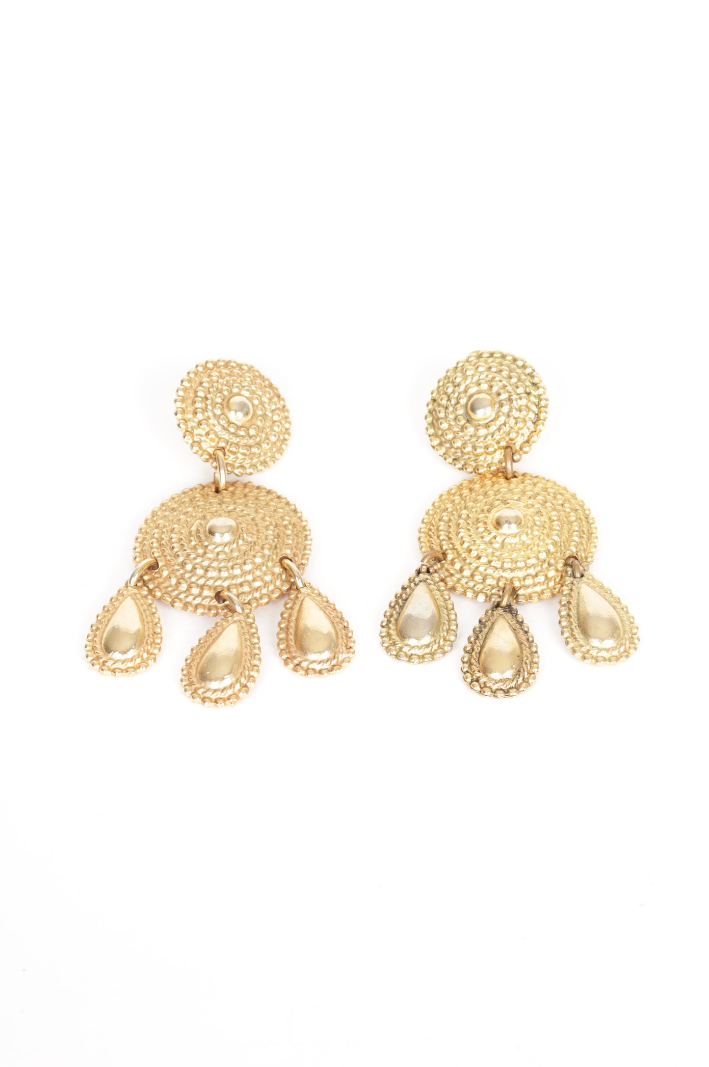 No Label Womens Metallic Earrings Size O/S