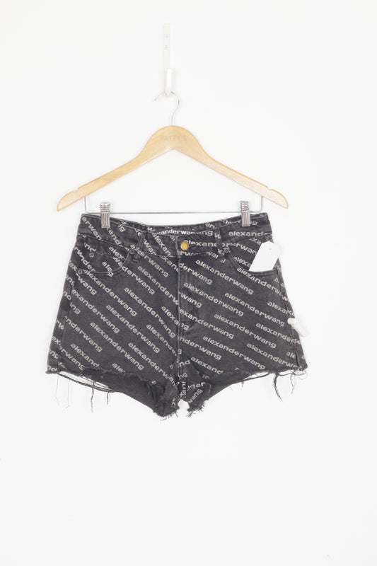 Alexander Wang  Womens Black Shorts Size W 28