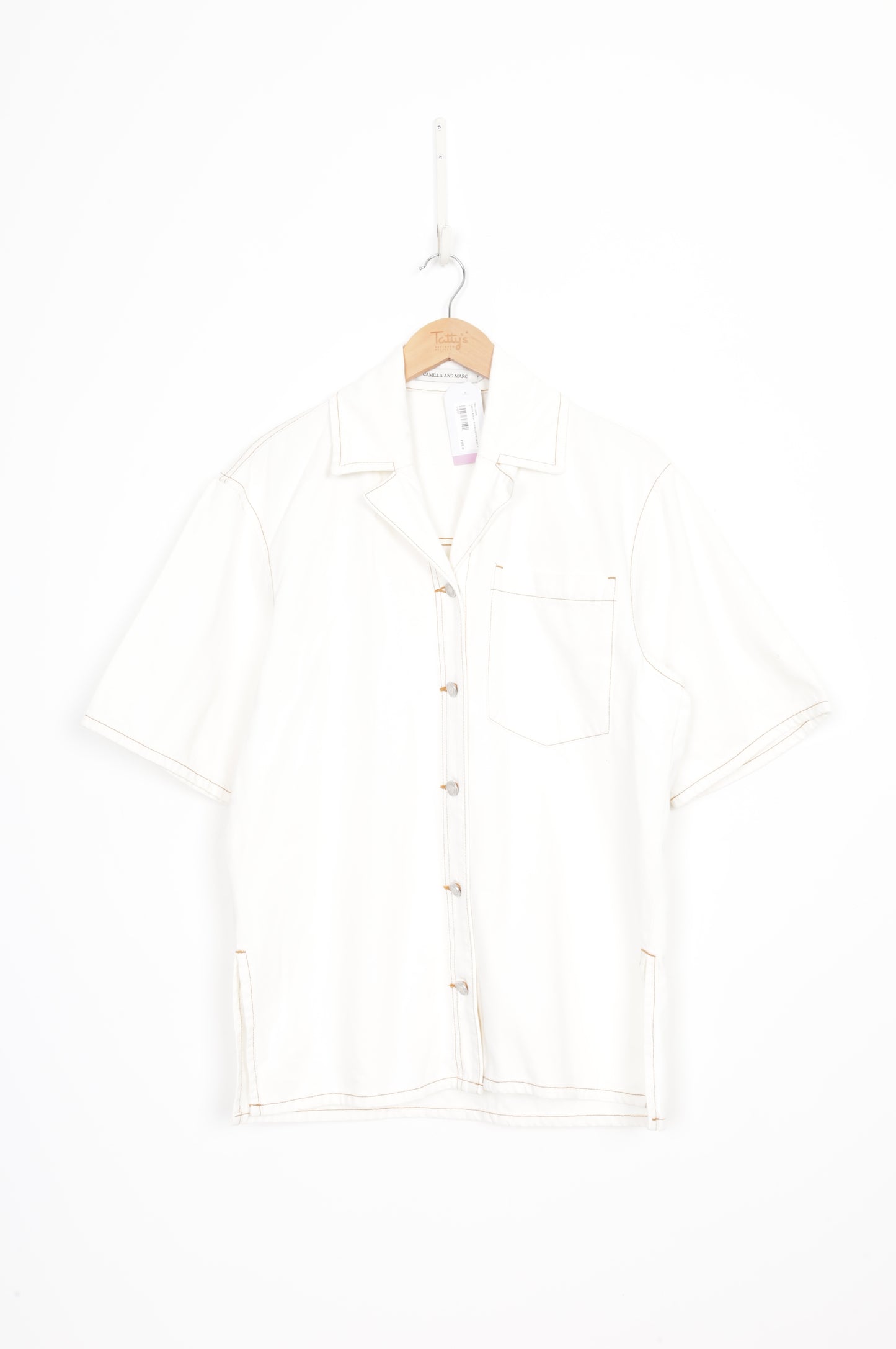 Camilla & Marc Womens White Jacket Size 8