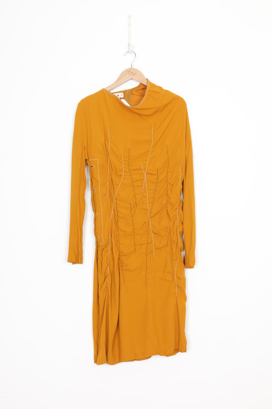 Marni Womens Yellow Dress Size L