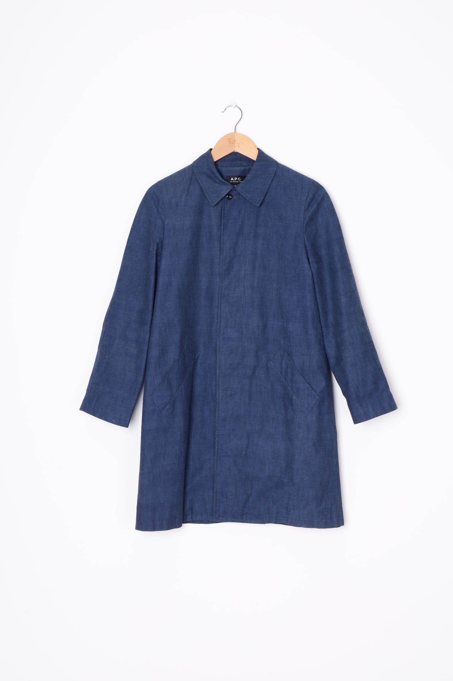 APC Womens Blue Coat Size S