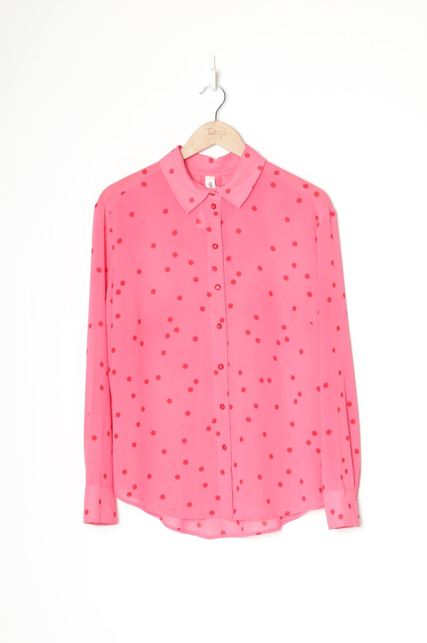 Sylvester by Kate Sylvester Womens Pink Blouse Size L
