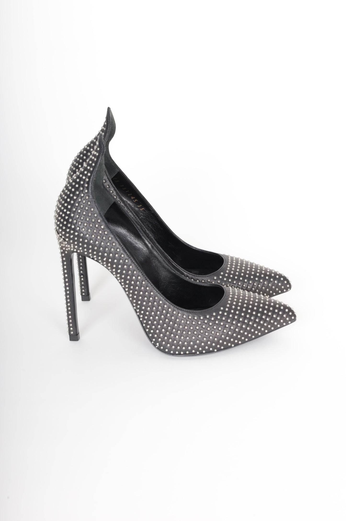 Saint Laurent Womens Black Heels Size EU 35