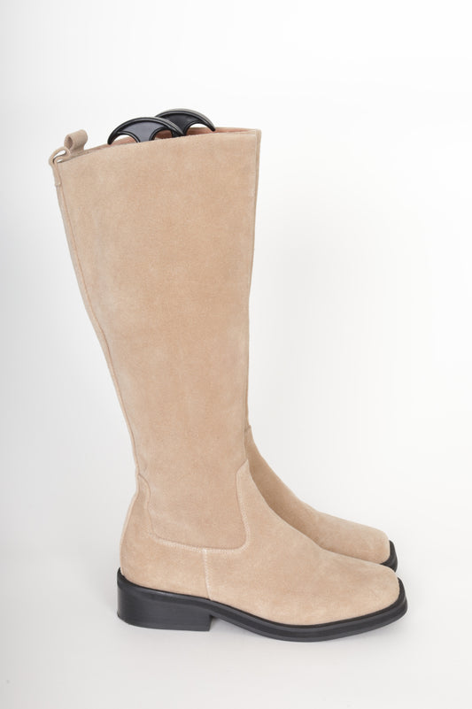Bronwyn Womens Khaki Boots  Size EU 38