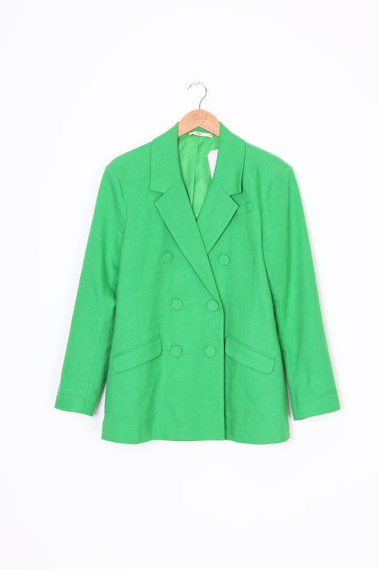 Ruby Womens Green Blazer Size 12