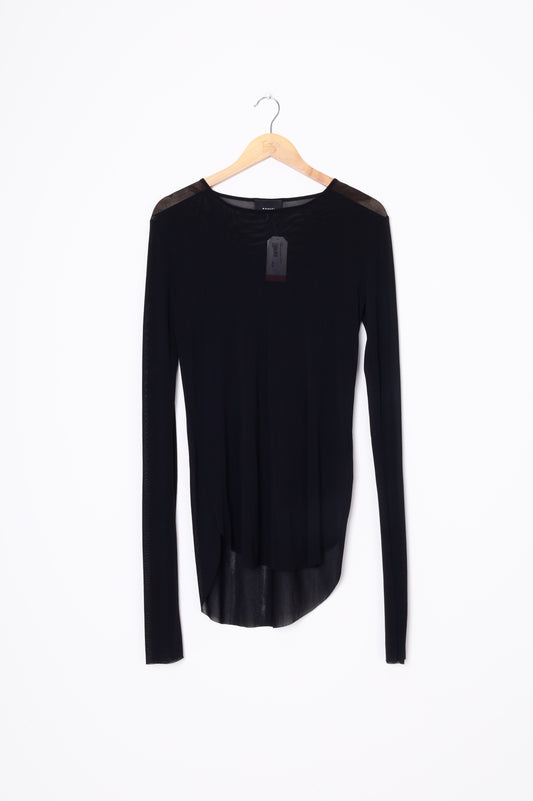 Moochi Womens Black Top Size 12
