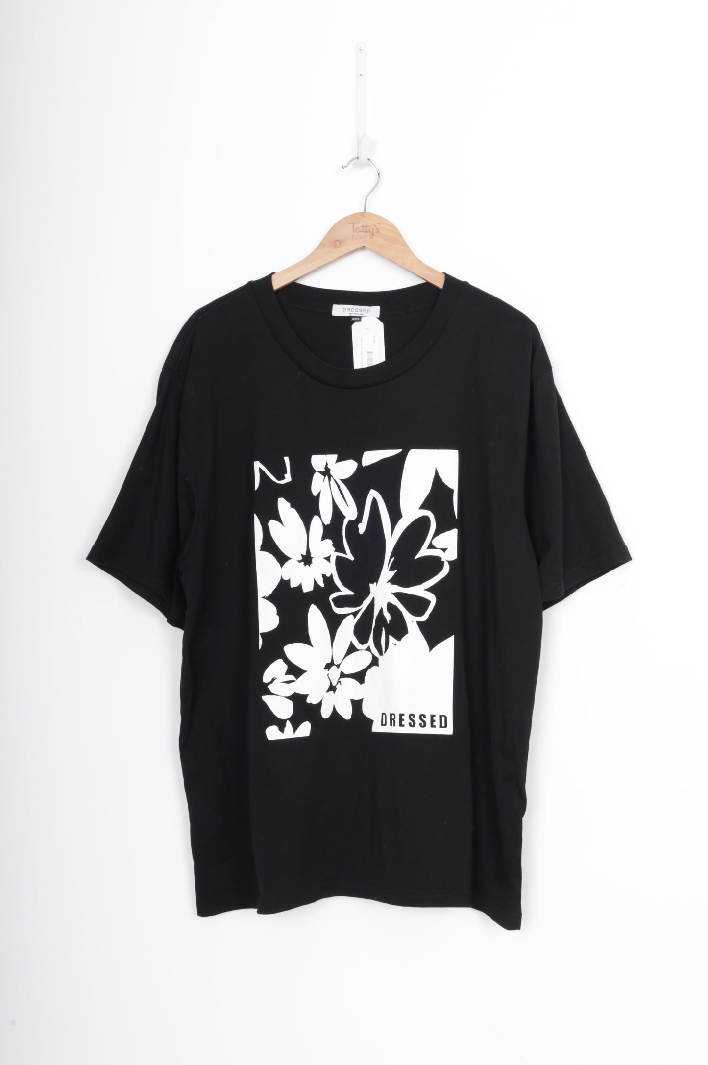 Dressed Womens Black Top Size XXXL