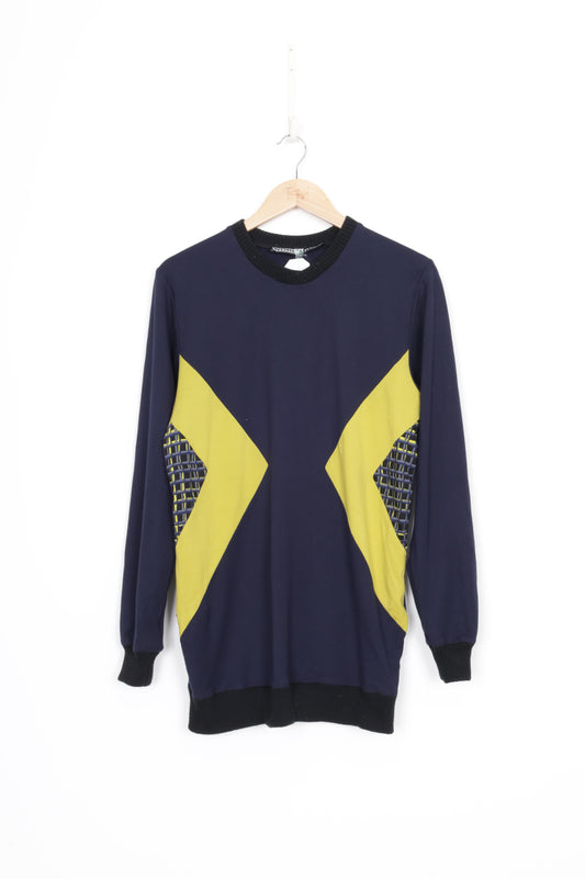 World Man Mens Blue Sweatshirt Size XS