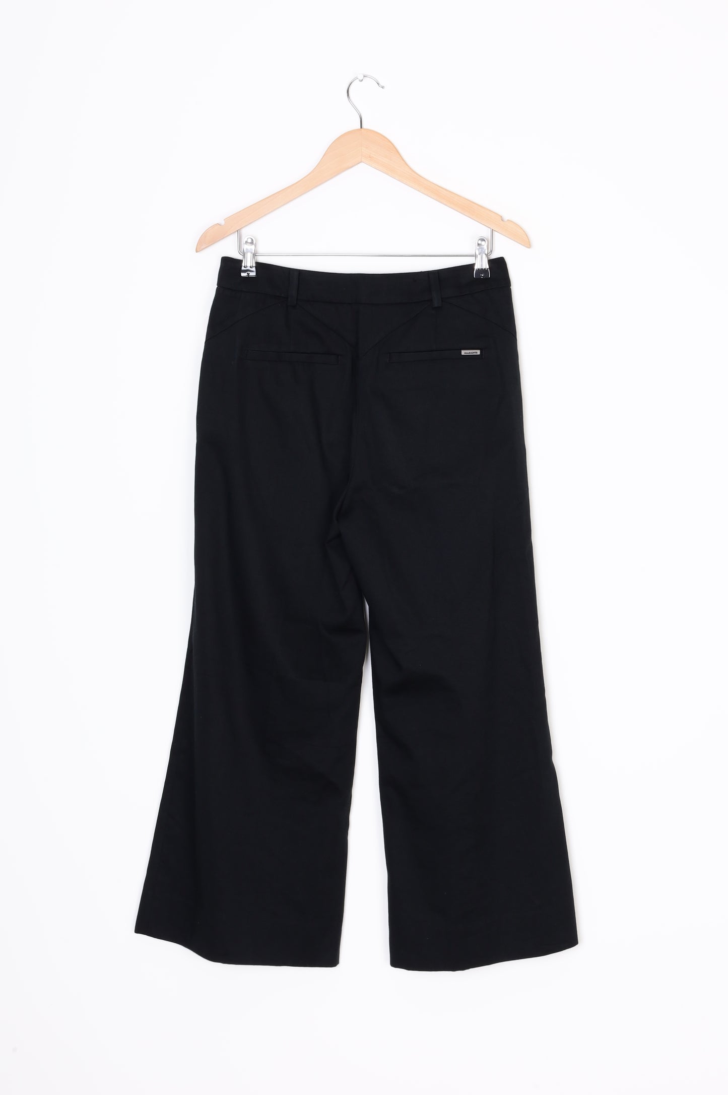 AllSaints Womens Black Pants Size 8