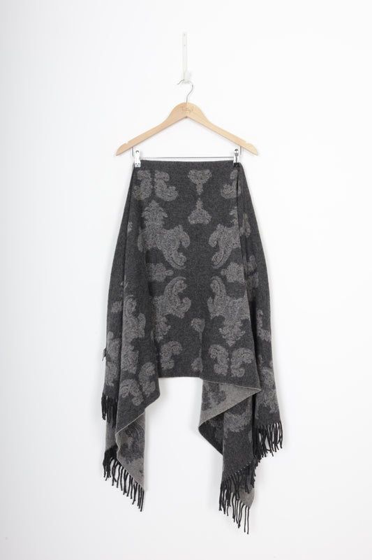 The Kooples Unisex Grey Scarf Size O/S