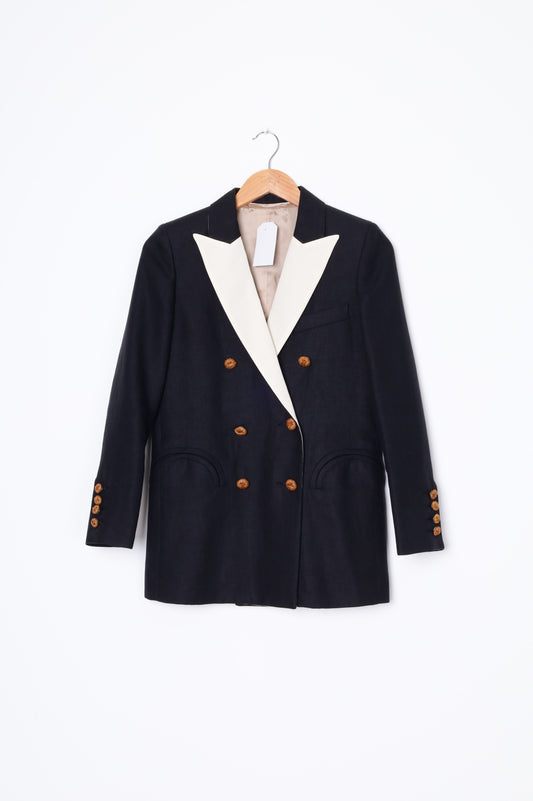 Blaze Milano Womens Black Blazer Size S