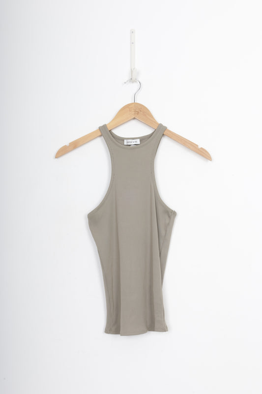 Anine Bing Womens Grey Top Size S