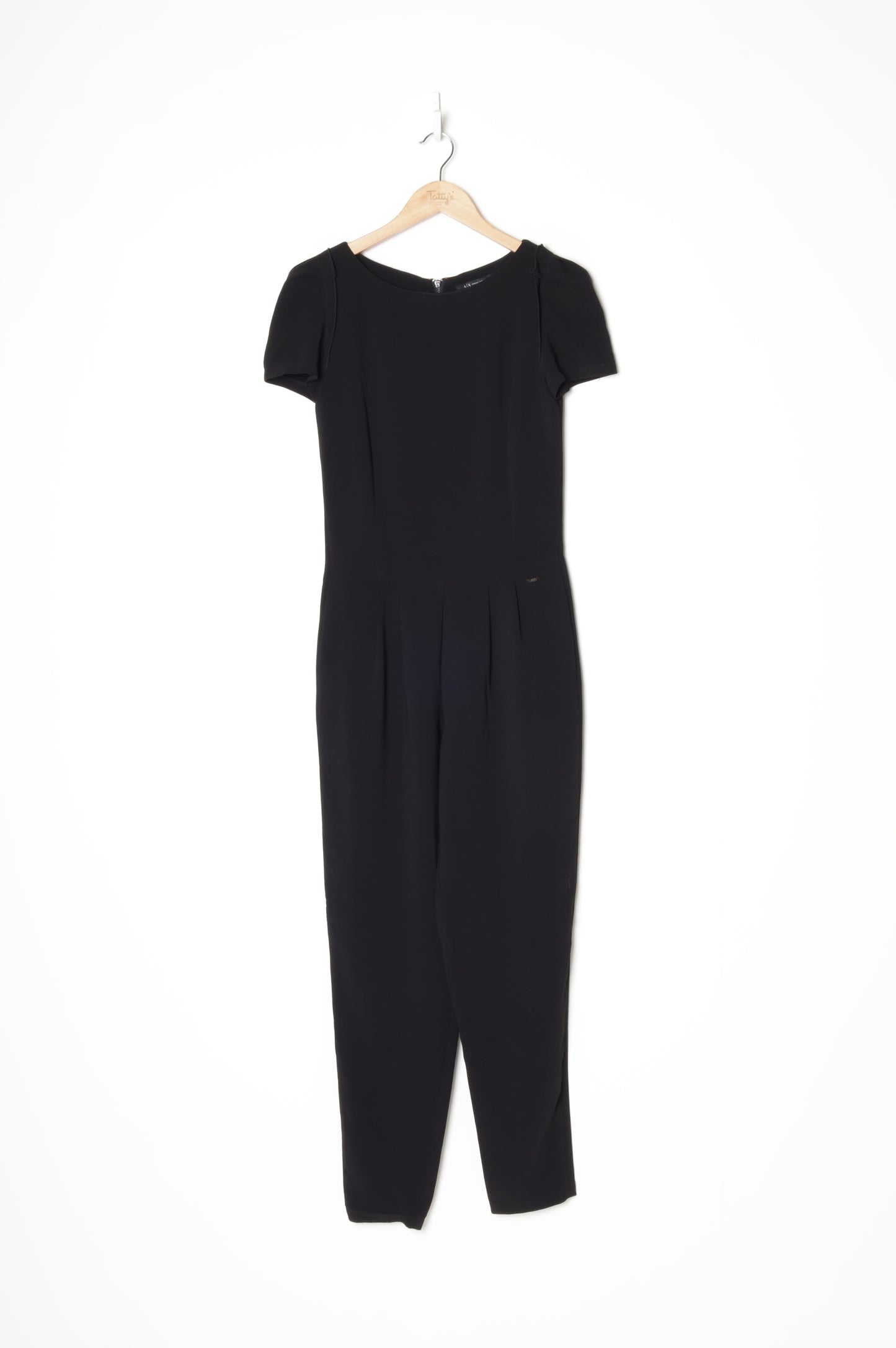 Armani Exchange Womens Black Jumpsuit Size 2