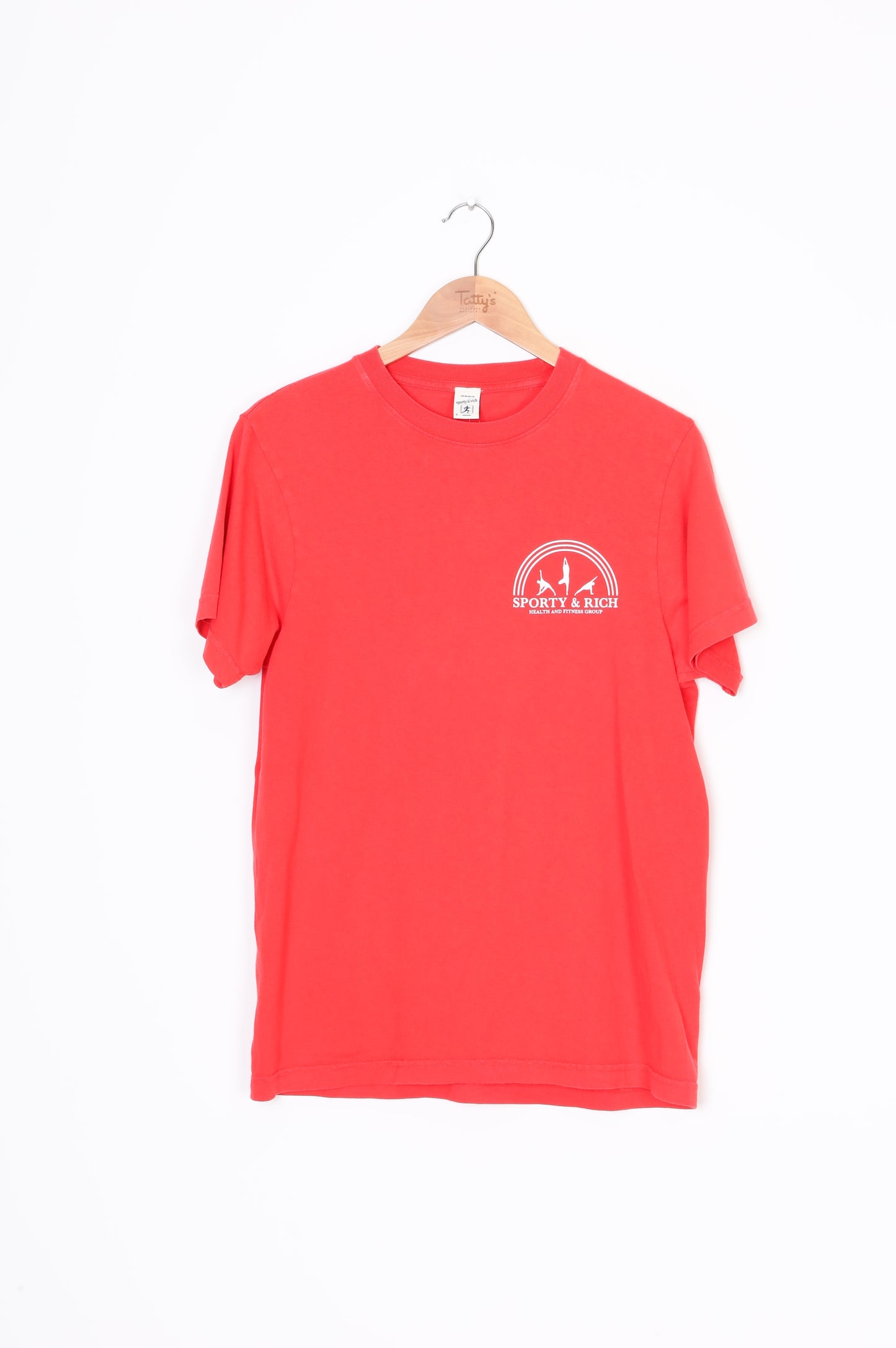 Sporty & Rich Womens Red T-shirt Size S