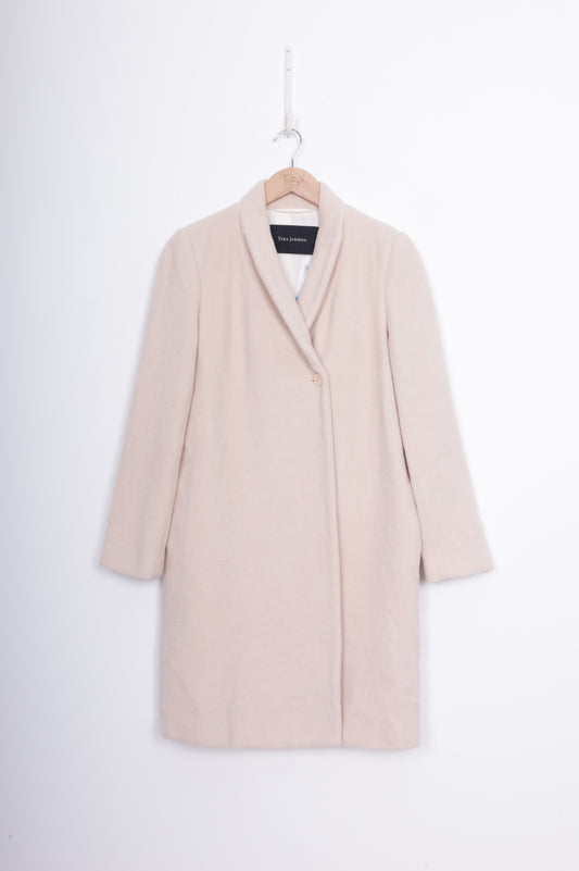 Tara Jarmon Womens Pink Jacket Size 40