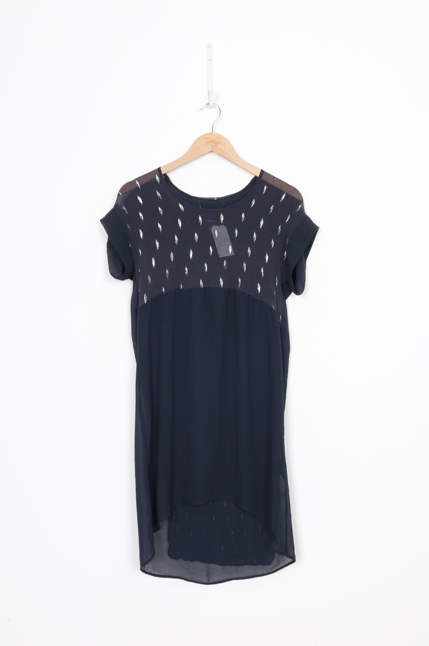 Moochi Womens Blue Top Size 8
