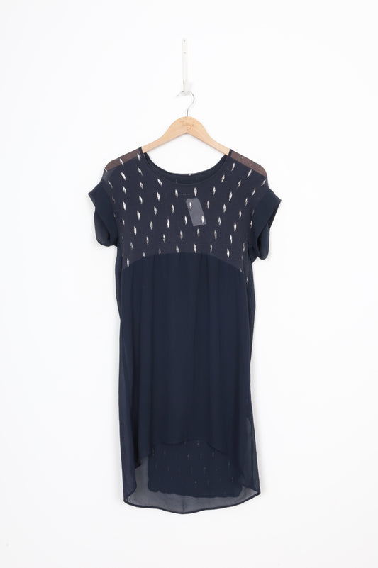 Moochi Womens Blue Top Size 8